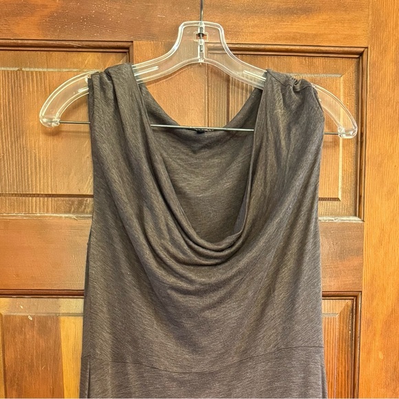 Eileen Fisher Cap Sleeve Scoop Neck Brown Dress Size Small - Picture 6 of 6